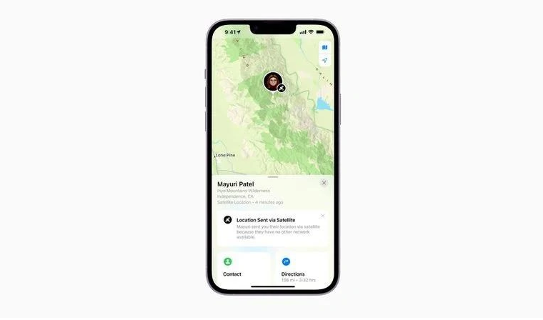北海街道苹果14维修分享iPhone14系列中 FindMy功能通过卫星分享位置方法教程 