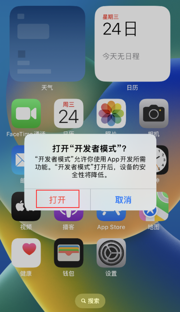 北海街道苹果手机维修分享如何打开开发者模式 