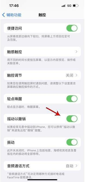 北海街道苹果手机维修分享iPhone手机如何设置摇一摇删除文字 