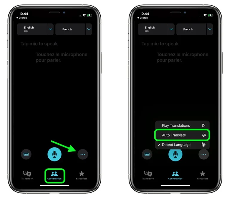 北海街道苹果手机维修分享iOS 15 “翻译” App 新改进 